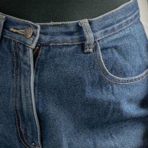 Vintage 80's Blue Straight Cotton Jeans image 3