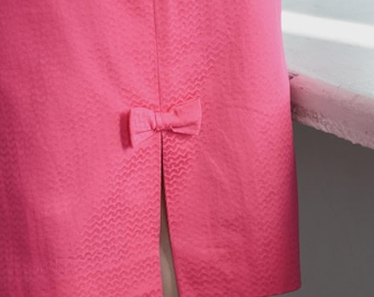 Minifalda vintage rosa brillante