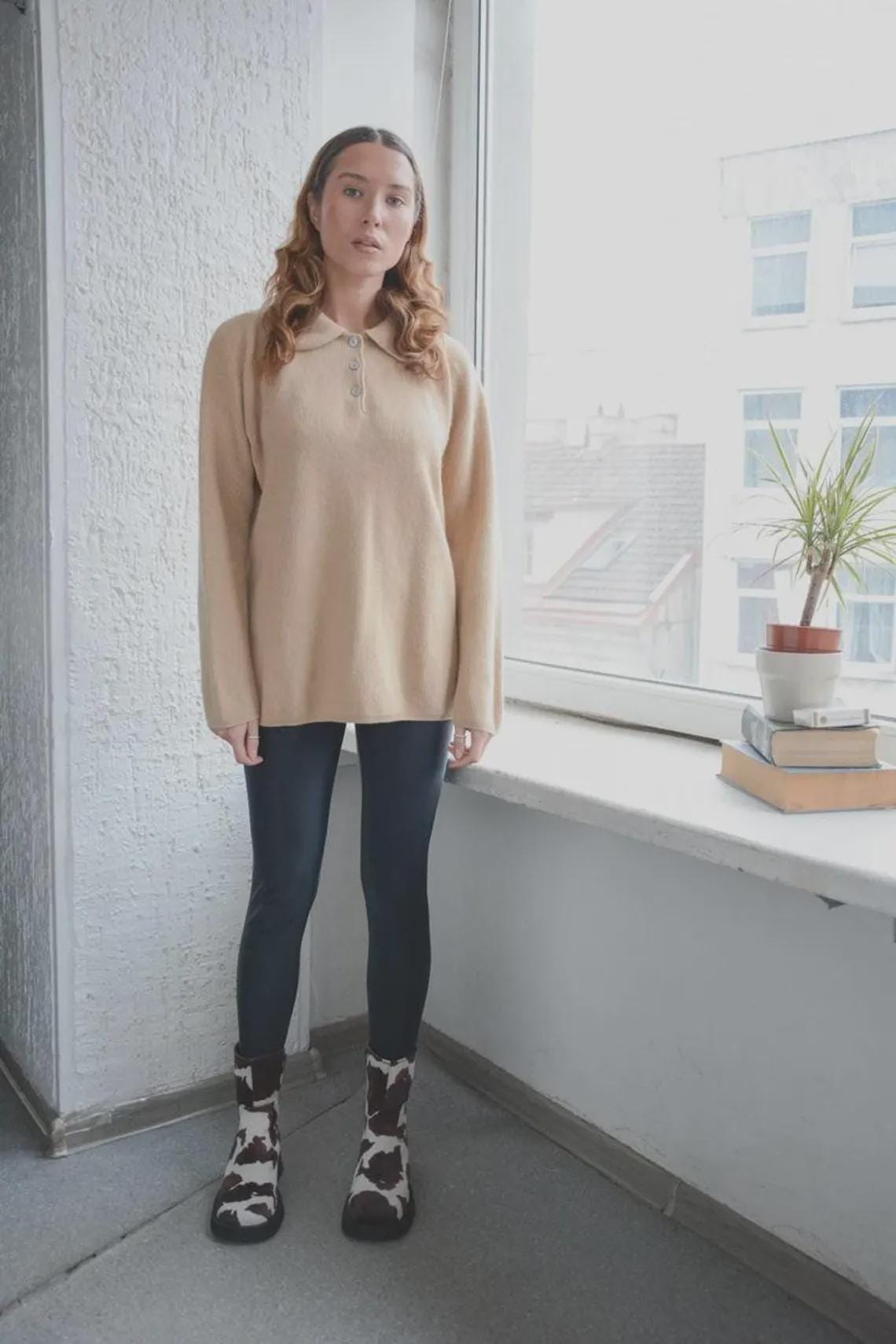 Chemisier FRANCO CALLEGARI Noir Et Blanc à Motifs – Taille 44, Occasion Très Bon état, Style Chic