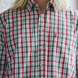Vintage Check Shirt - XL - Etsy