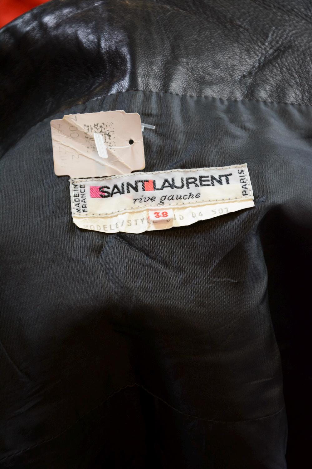 Vintage YSL Rive Gauche Leather Top Velvet Midi Skirt - Etsy Ireland