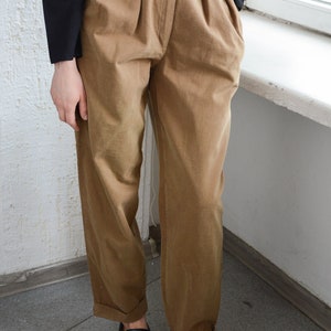 Vintage KENZO Authentic Brown Super Soft Cotton Trousers image 2