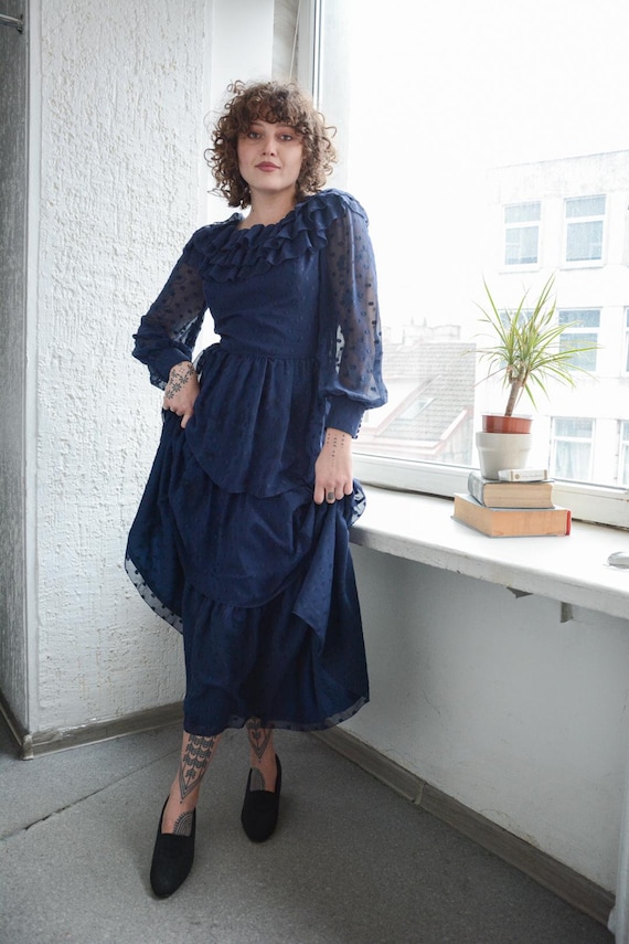 Vintage PIERRE CARDIN BOUTIQE Navy Blue