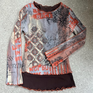 Vintage JEAN PAUL GAULTIER Mesh Stretchy Top