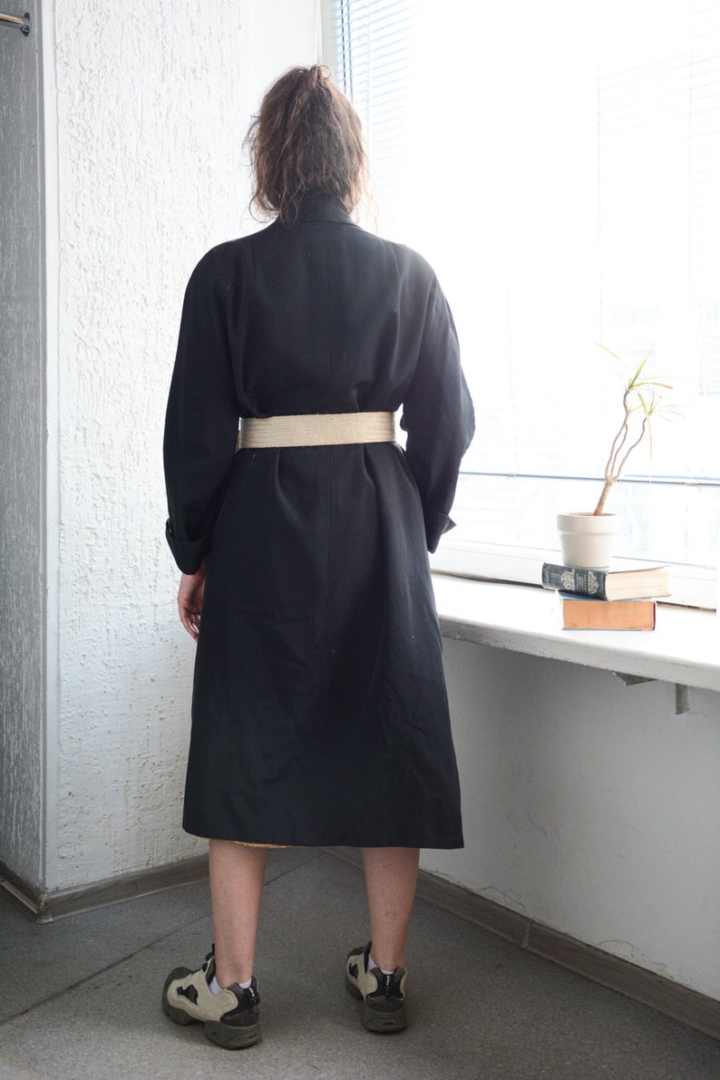 Vintage 70's Authentic Kimono Style Belted Coat image 2