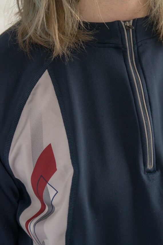 トップス 70'S-80'S VINTAGE NAVY FOODIE Vintage 1970s 80s Navy Blue No Logo ZIPPER Hoodie Sweatshirt