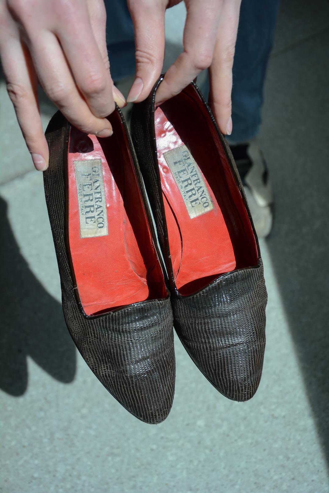 Vintage GIANFRANCO FERRE Brown Leather Shoes - Etsy