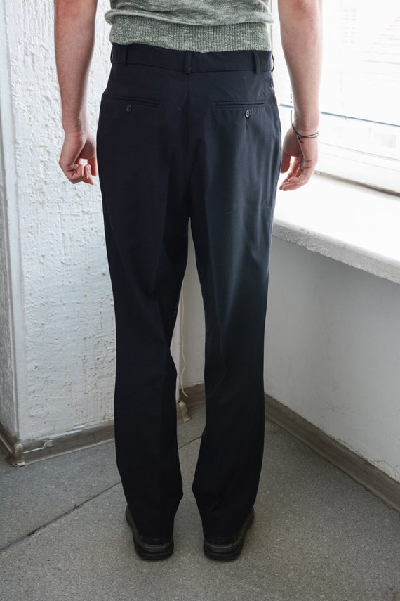 Pantalon Homme Noir AXO Sportswear Taille S - Neuf Avec étiquettes - Style Rétro