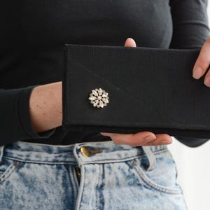 Vintage Black Evening Clutch
