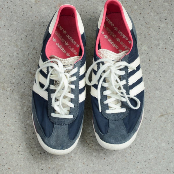 Vintage 80's Blue ADIDAS ORIGINAL Sneakers