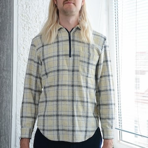 Vintage Yellowish Checked Top