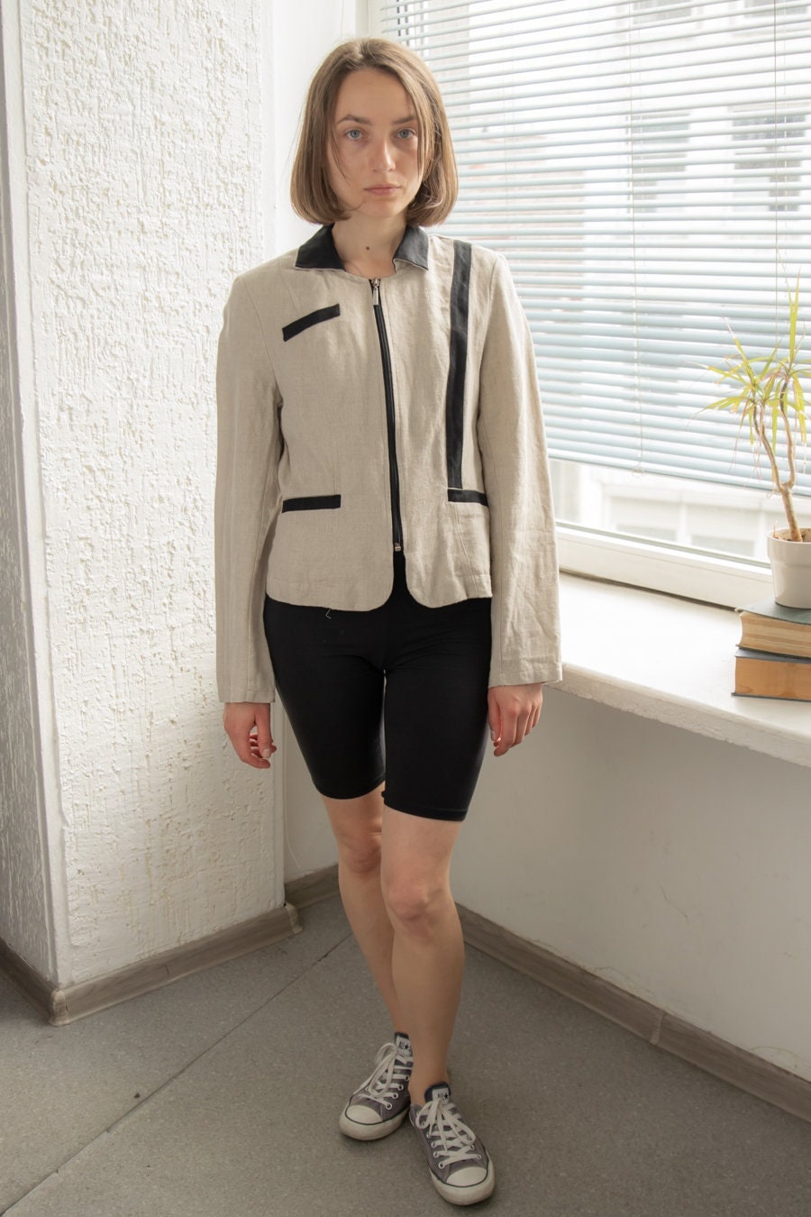 ジャケット・アウター 80s 90s EURO linen tailored jacket beige Linen Vintage Suit Jackets & Blazers for Men for sale | eBay