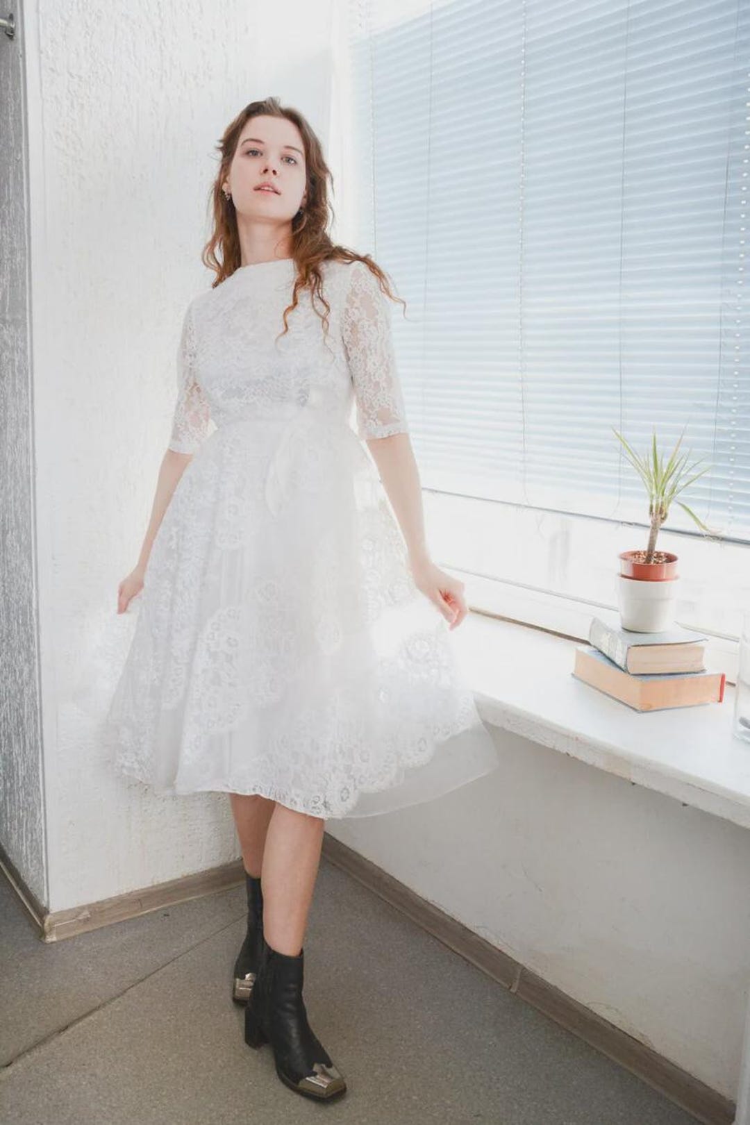 dolly denim dot mini dress Size:Size 3 luxury chiffon bridesmaids robes $1000 The Attico Women's