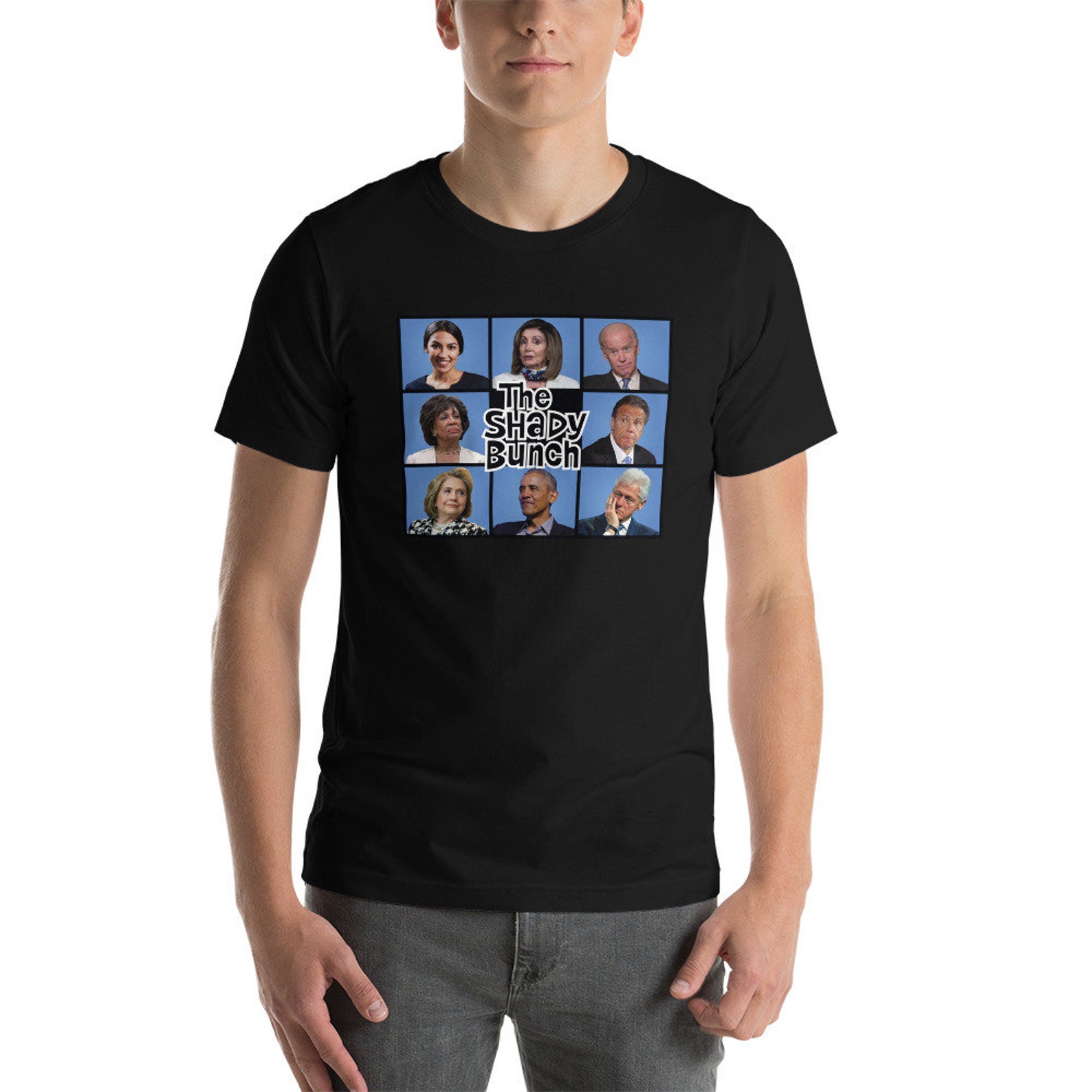 The Shady Bunch Parody Funny Political T-shirt | Etsy