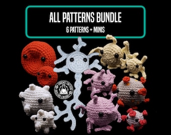 All Patterns Bundle - 6x Crochet Patterns