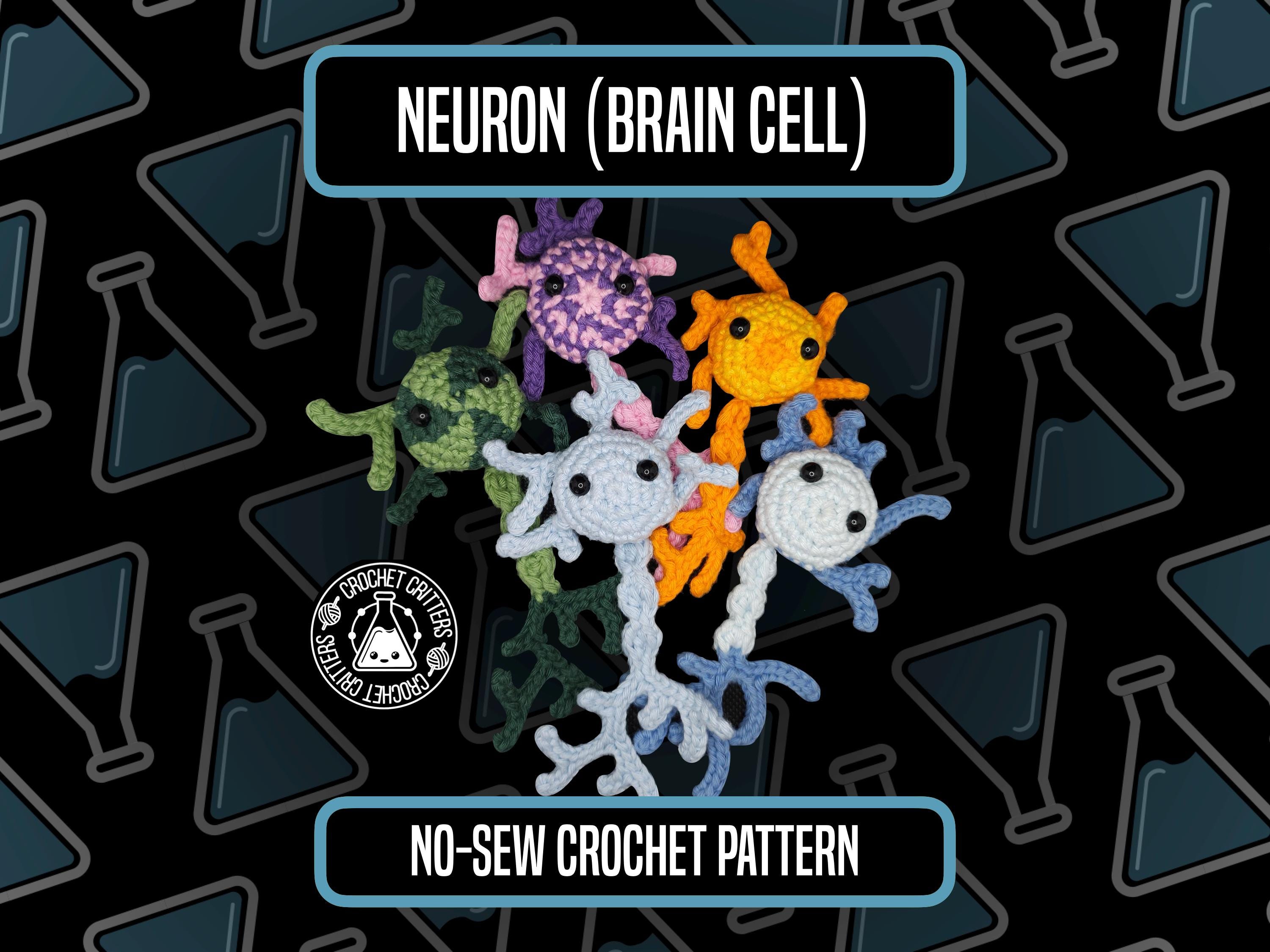 Neuron (brain Cell) - No-sew Crochet Pattern - Etsy