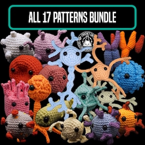 All Patterns Bundle - 17x Crochet Patterns