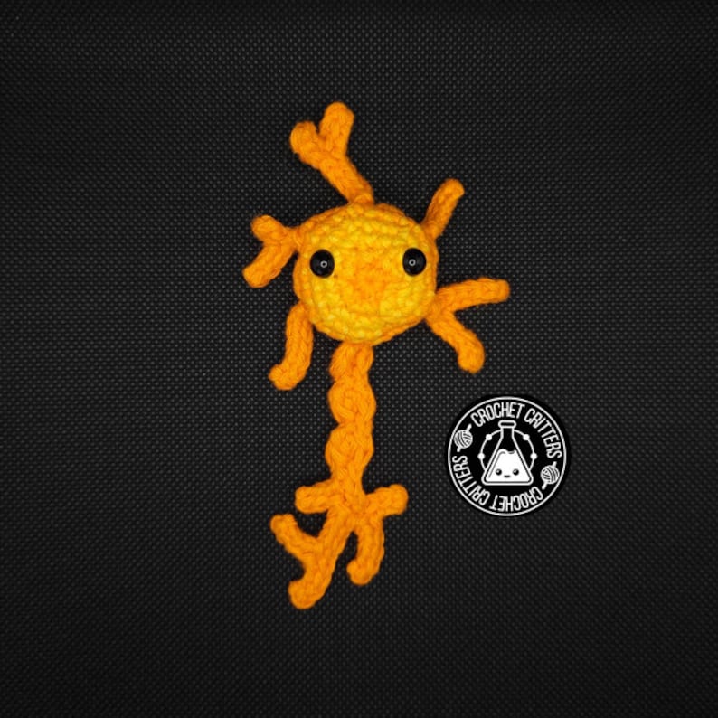 Brain Cell No-Sew Crochet Pattern image 4