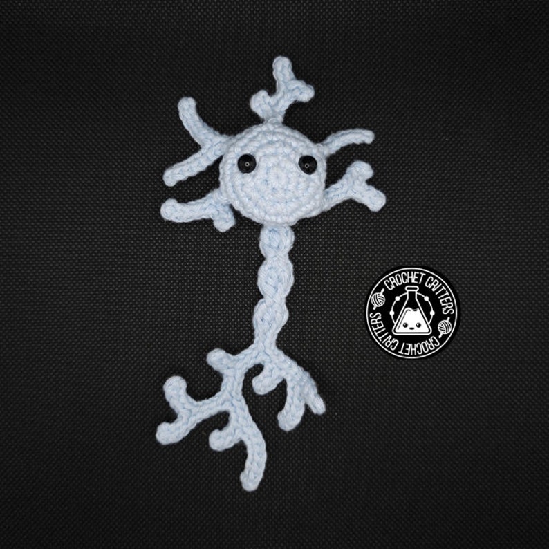 Brain Cell No-Sew Crochet Pattern image 2