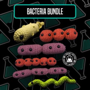 Bacteria Bundle - 4x Crochet Patterns