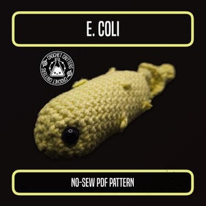 E. coli - No-Sew Crochet Pattern