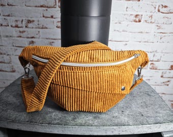 bum bag, shoulder bag, corduroy bag