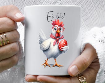 Coffee Mug, Coffee Cup, Egg Like, Chicken
