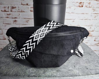 bum bag, shoulder bag, corduroy bag