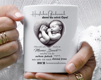 Coffee mug, coffee cup, announce pregnancy, you are going to be a grandma
