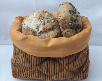 Bread basket - Utensilio - Corduroy - Brown