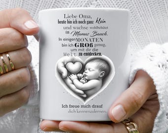 Coffee mug, coffee cup, announce pregnancy, you are going to be a grandma