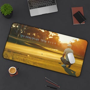Golf | Desk | Desk Mat | Golf Ball | Office | Golf Aesthetic | Gamers | Golf Lovers | Golfer | Gifts for Him | Gift for Golfers | Laptop |