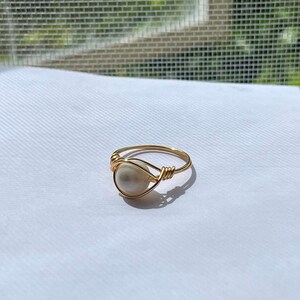 Custom Handmade Wire Wrapped Bead Ring