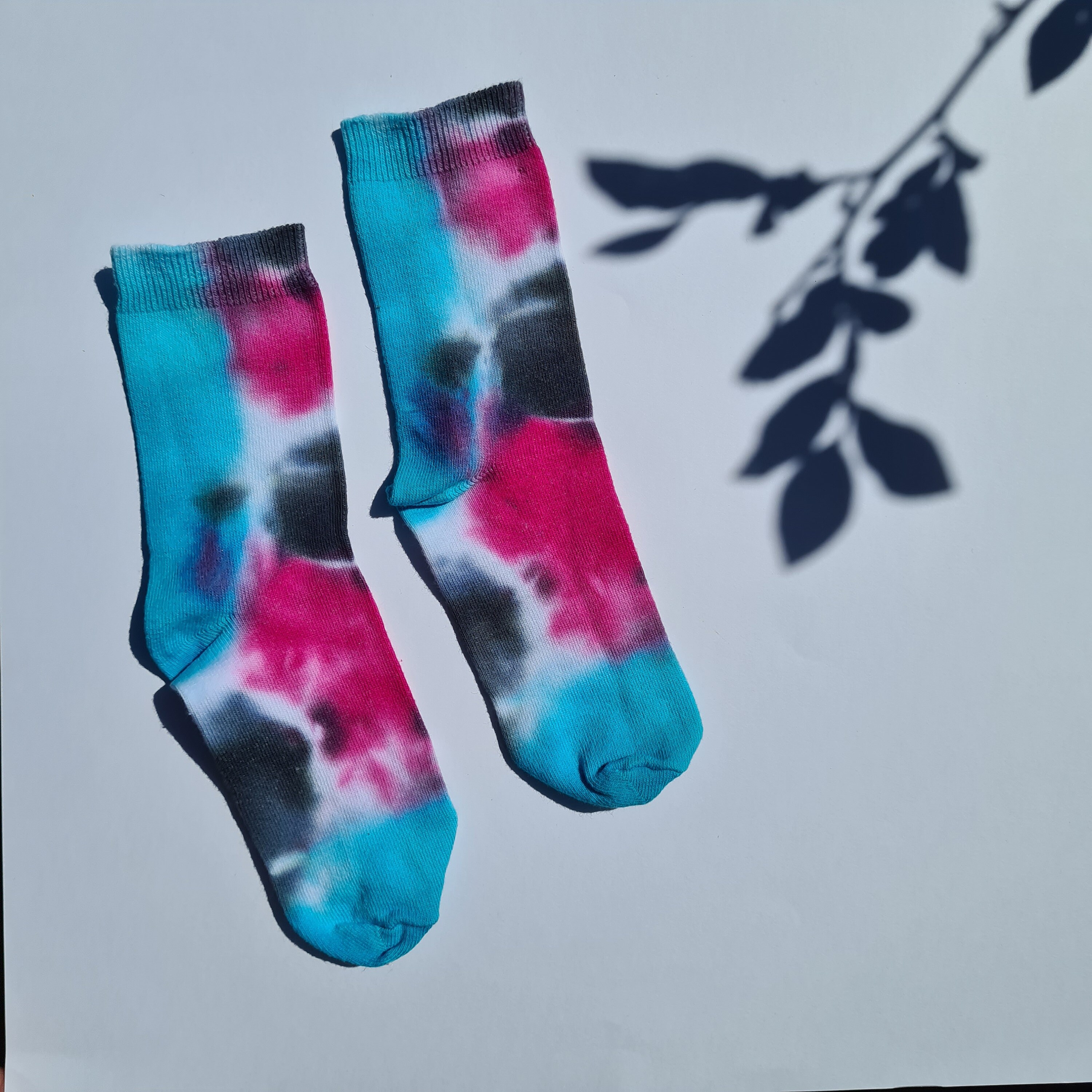 Tie-dyed Cotton Ankle Socks Children's Size 12.5 3.5 | Etsy