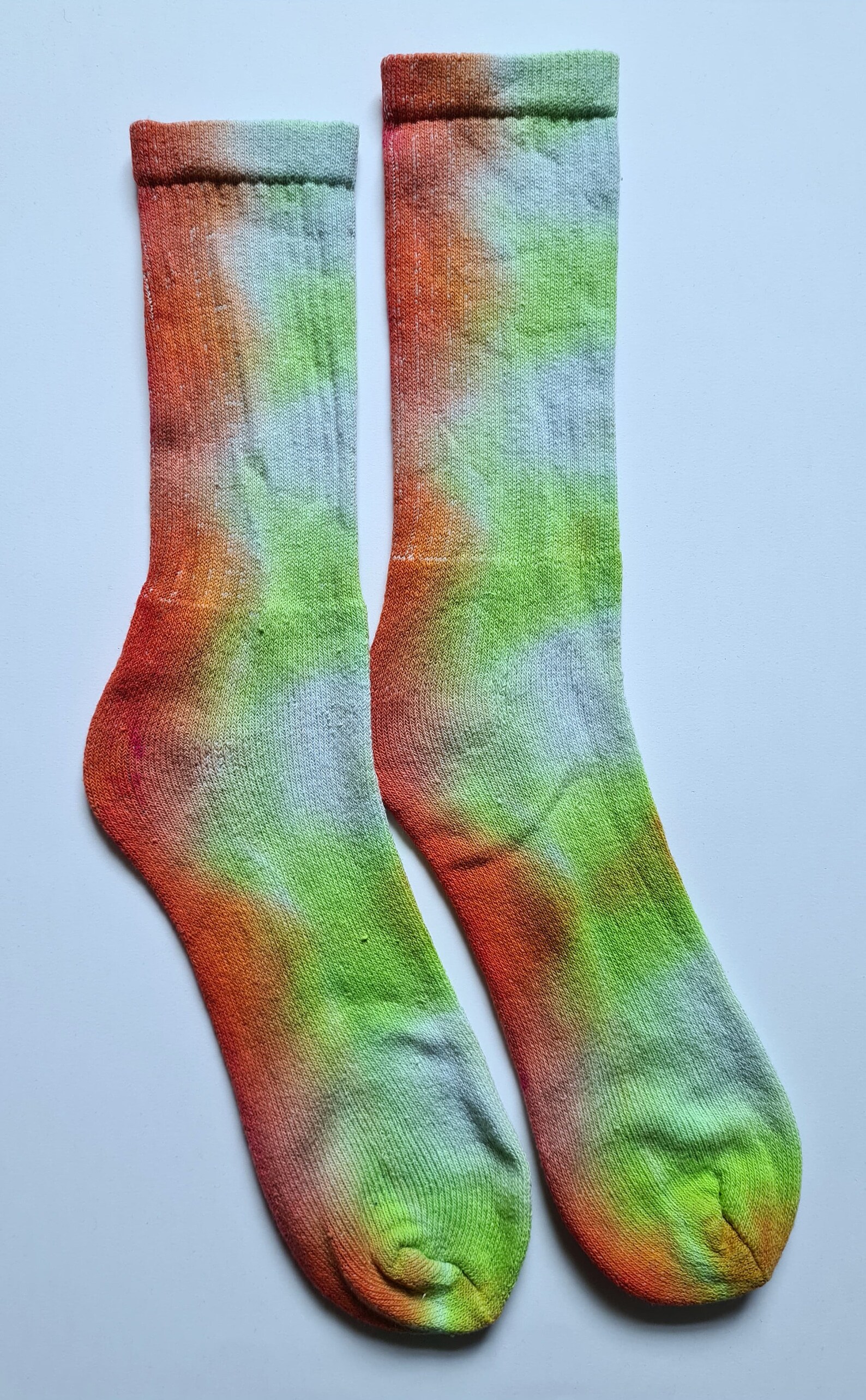Tiedyed Cotton Rich Sports Socks 2 Gent's Size 68.5/ Etsy