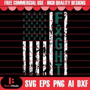 Liver Cancer Fight USA Flag Svg, Cancer Ribbon Svg, Liver Cancer Awareness SVG, Emerald Cancer Ribbon svg, svg cut file Cricut Silhouette