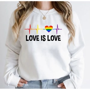 Heartbeat Love is Love Svg, Lgbt Svg, Lgbt Png, Gay Pride Svg, Lgbtq Svg, Pride Month Svg, Lesbian Svg, Pride Flag Svg, Lgbt Pride Svg, Lgbt