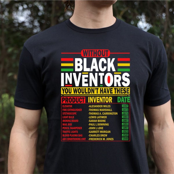 Black Inventors PNG, Black History Month SVG, African American Culture (Digital Download)