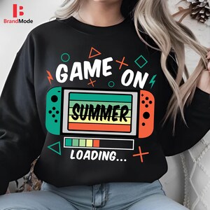 Game On Summer SVG, Summer Video Game Svg, Last day of school, Funny Gamer Quote Svg, End of School Svg, Boys Summer Vacation Svg