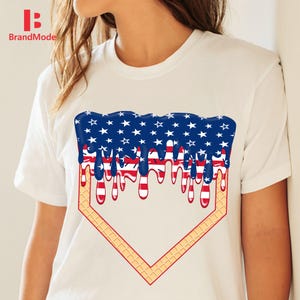4th of July PNG | Red white and Blue Drip PNG | Patriotic Drip PNG | Baseball Life | Sprinkle Drip | Ice Cream Drip | Baseball Drip png