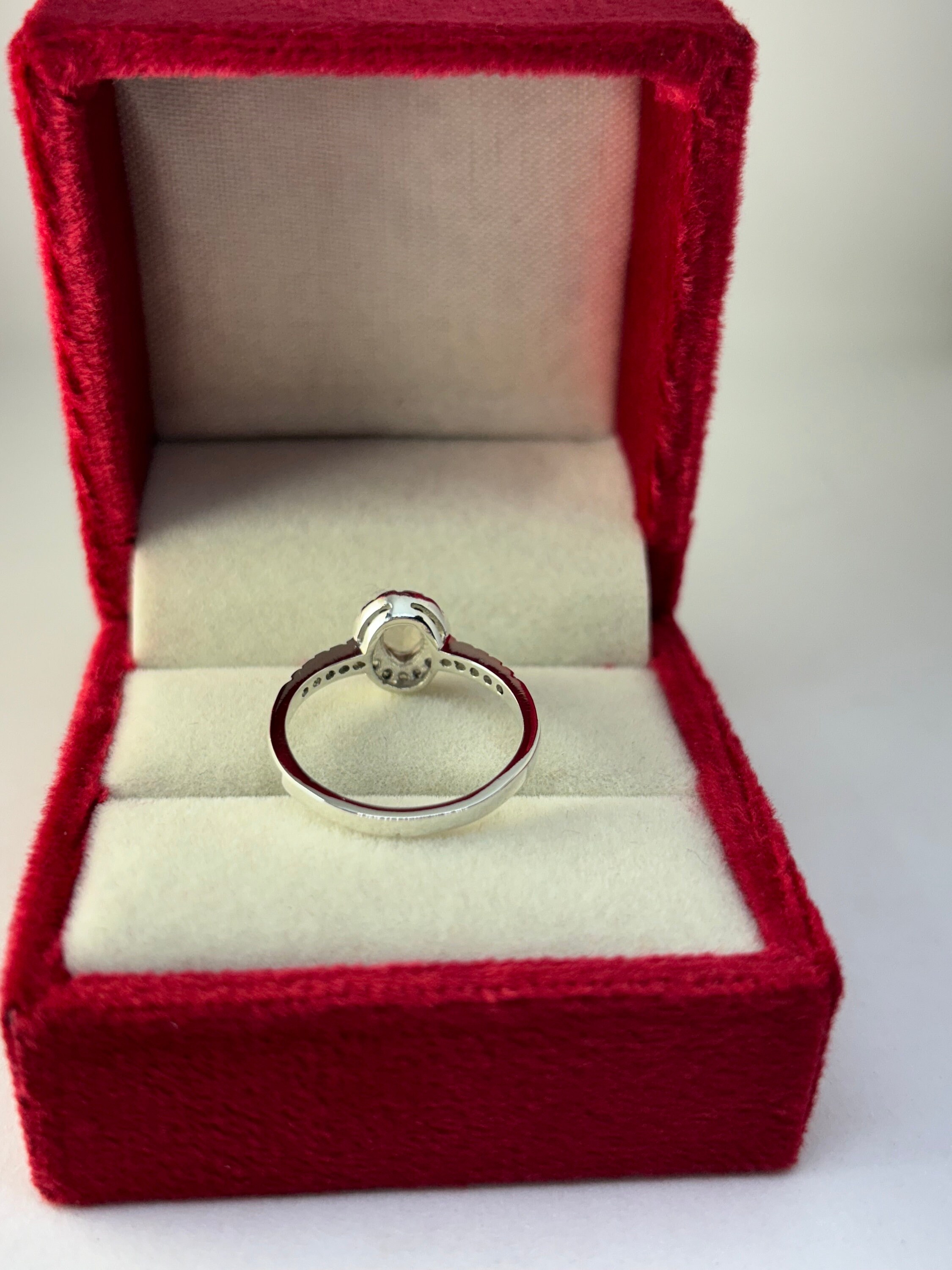 Morganite Proposal Ring/ 925 Sterling Silver Ring/ Birthstone Ring ...