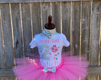 baby shark party dress