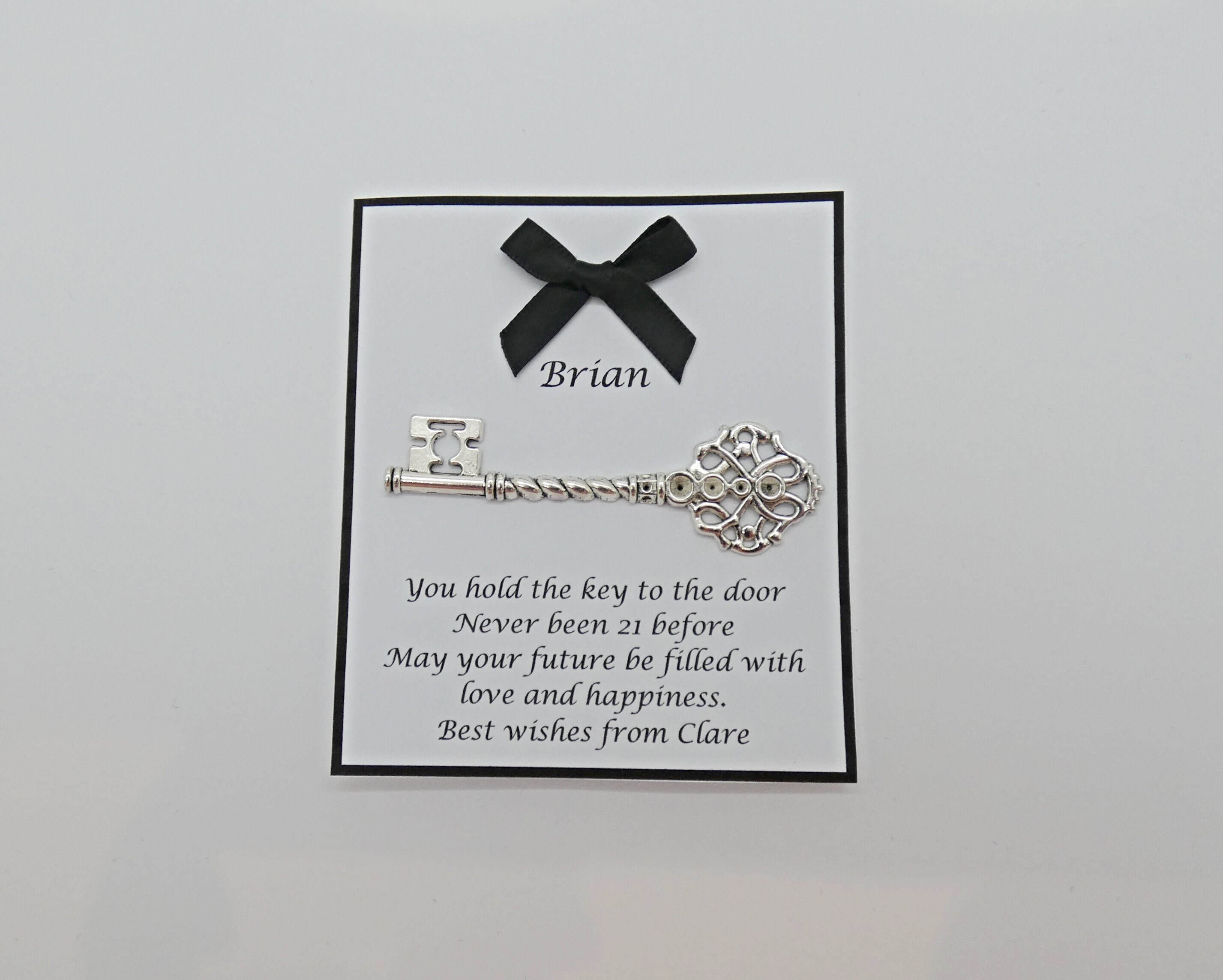 21 Key Old Key on Card for 21st. 21st Card With Key. Key to the Door Card. 21st ...