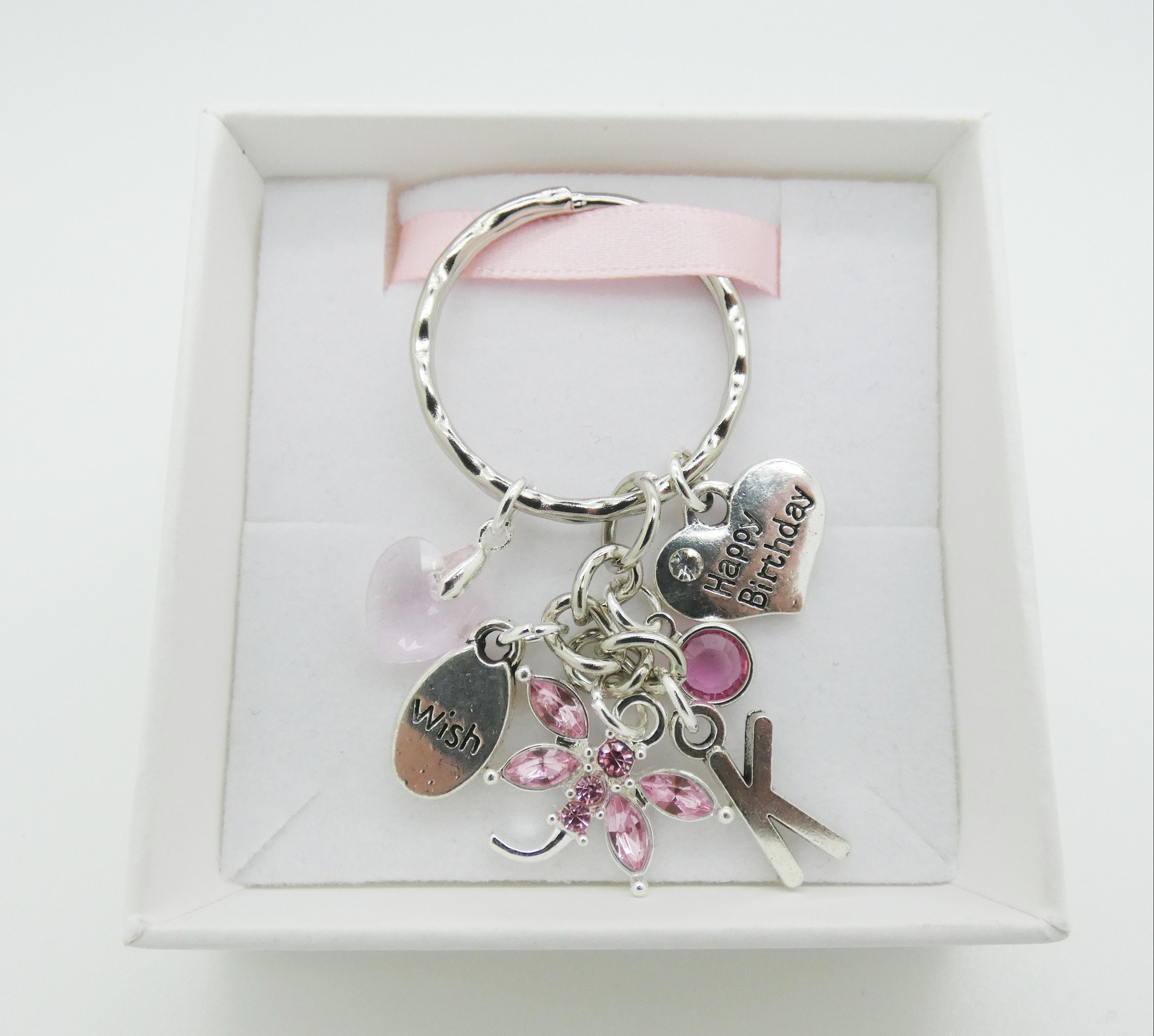 Happy Birthday Keyring Birthday Keyring Birthday Gifts Etsy Ireland