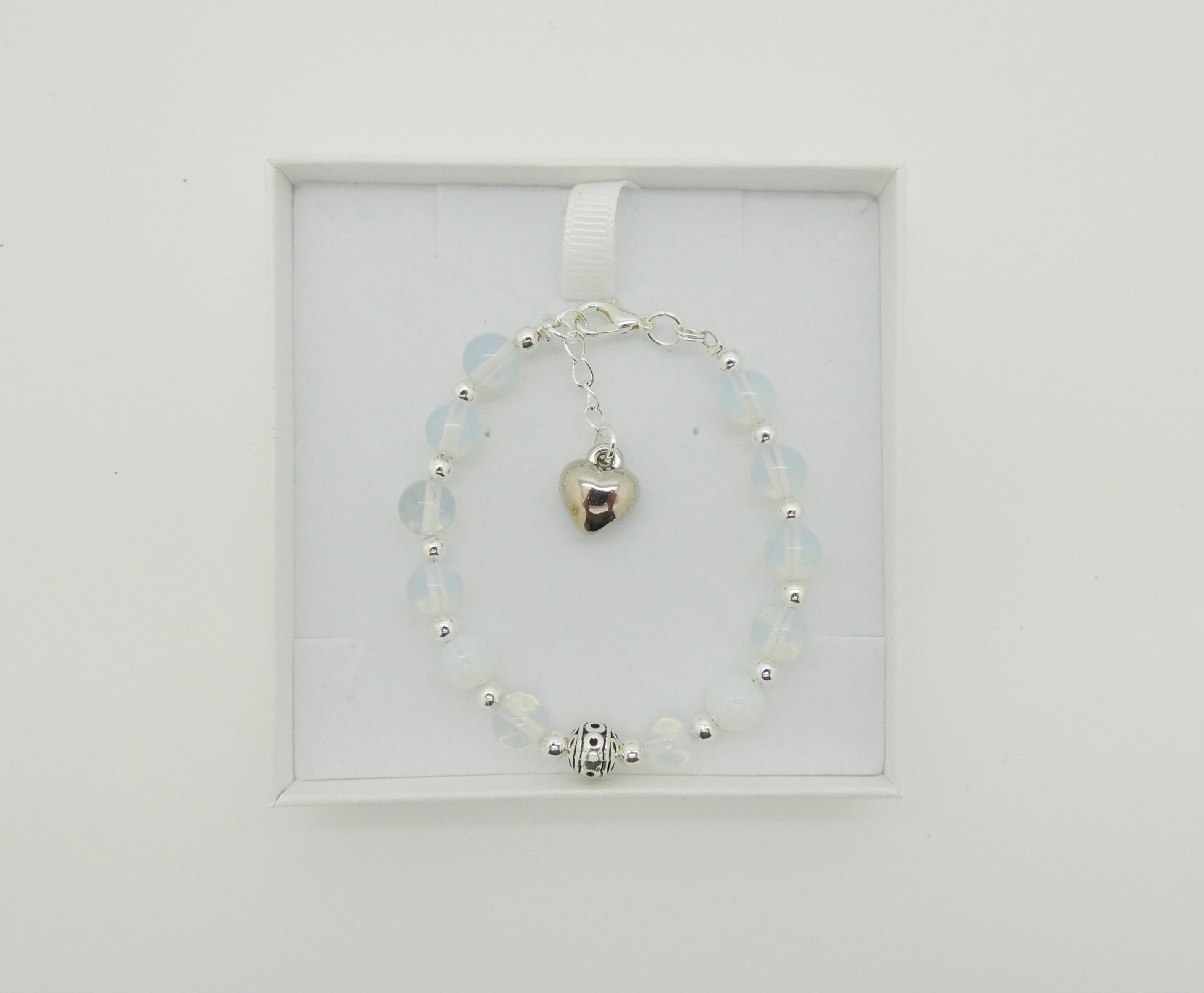 Moonstone Bracelet Moonstone Bead Bracelet Moonstone Etsy