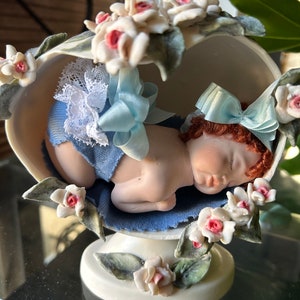 Tiny Sleeping Baby Tori Artist miniature Doll
