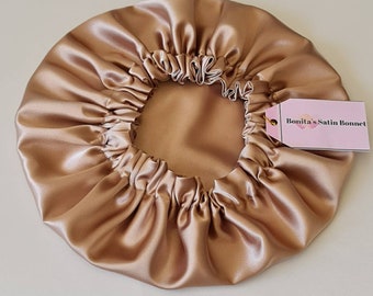 Children Hair Bonnet,  Reversible Satin Bonnet