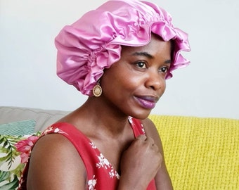 Satin Sleep Bonnet | Satin Hair Bonnet |  Reversible Bonnet