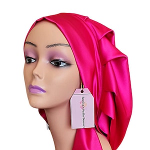 Adjustable Satin Bonnet | Reversible Satin Sleep Bonnet