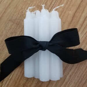 Chime Candles, White Candles, Anointing Candles, Witchcraft, Pagan, Wicca Candles, Spell Candles, Meditation Candles, Cleansing Candles